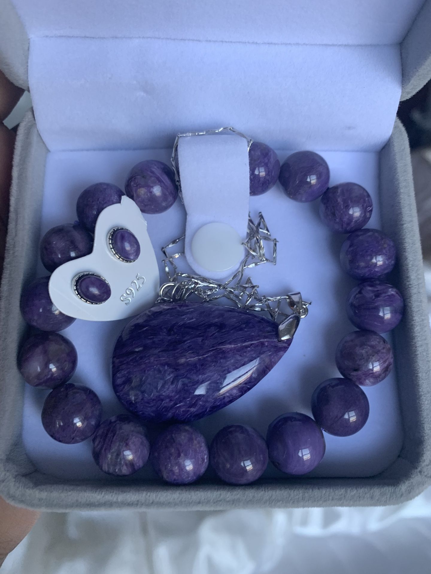 High quality genuine chariot pendant silver S925 chain , earrings ,big bead bracelet with gift Box
