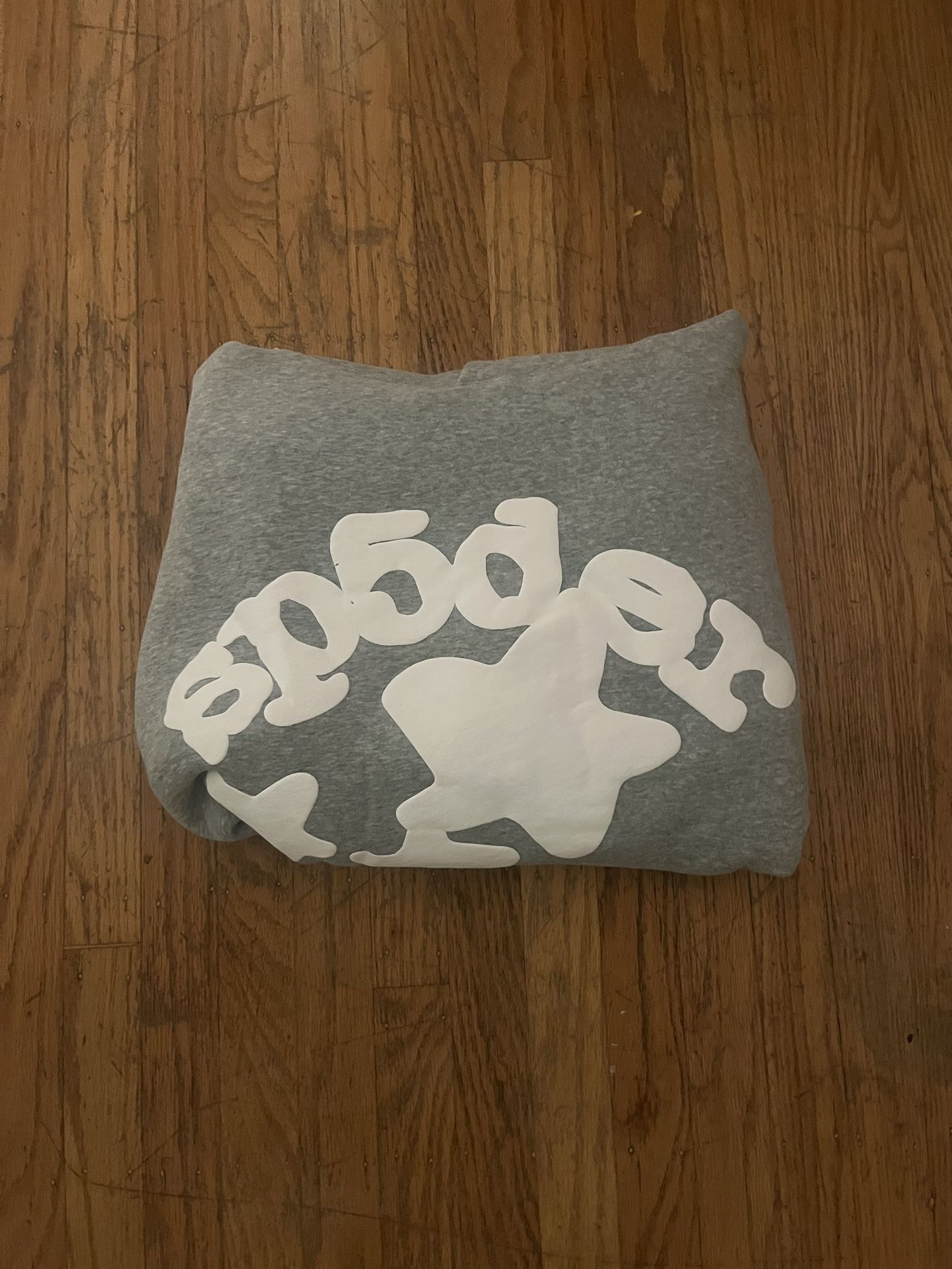 Sp5der Grey Beluga Hoodie 