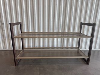 2-Tier Metal Mesh Shoe Rack QTY 4