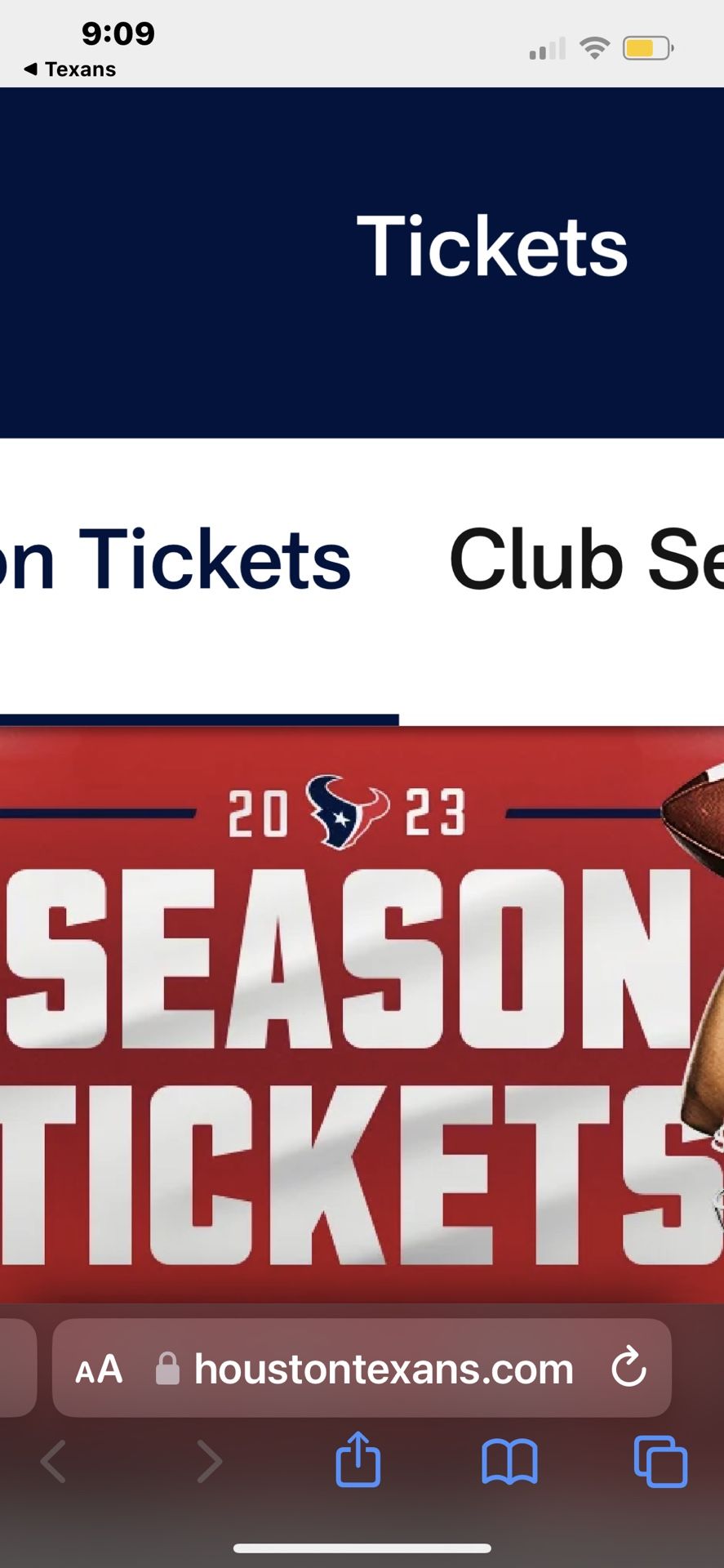 Texans 2023 Season Tickets for Sale in Fulshear, TX OfferUp