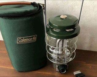 Coleman lantern & carrying case