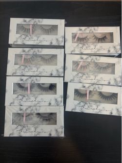 2 big boxes of false lashes, over 200 sets
