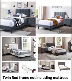 Twin Bed frame not including mattress