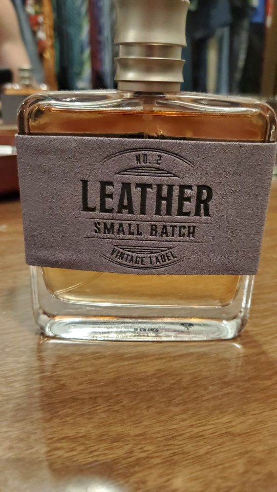 Leather small batch cologne
