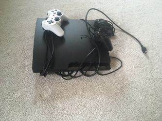 PS3 with call of duty game and PS Move