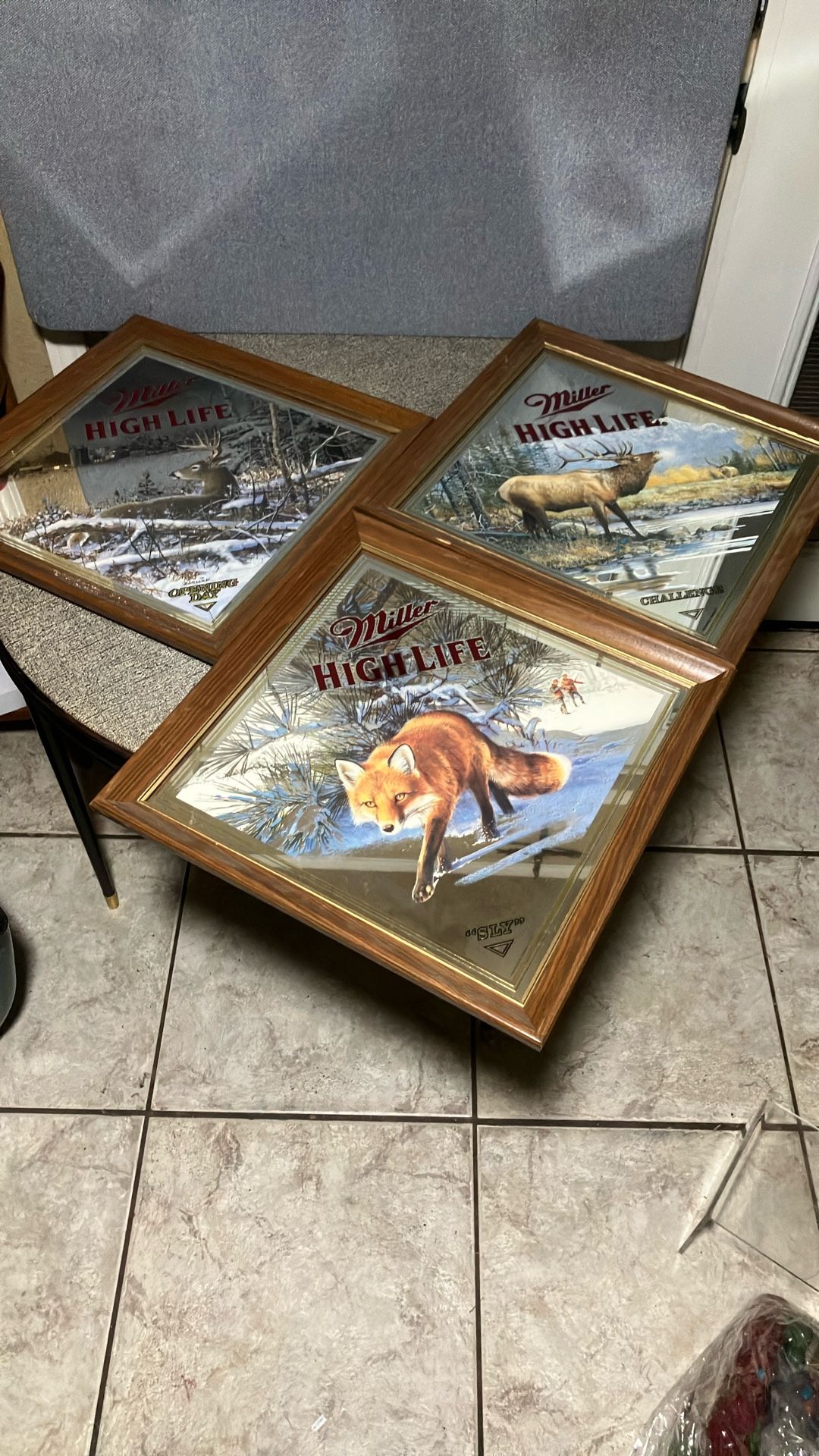 Set Of 3 Scott Zoellick-Miller High Life Diamond Mirrors$150
