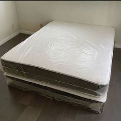 Queen Mattress Set – Medium – Brand New – Delivery Available 🚚