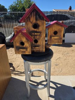 Bird house, 4 rooms. Custom made.