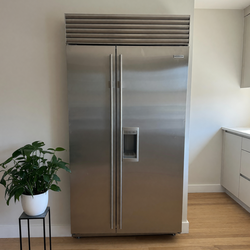 2010 Sub Zero 680 Series Side-by-Side Refrigerator – Good Condition, 42 Inch - Belmont, CA