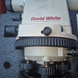 David White LT8-300P Level Transit w/ Optical Plummet – Heavy Duty Survey Gear
