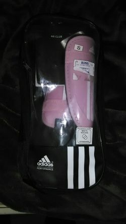 Small pink shinguards