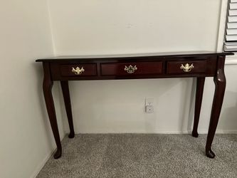 Table with small cabinets