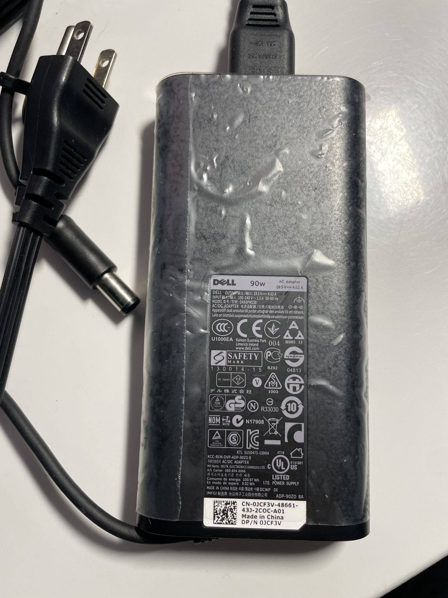 90W AC Power Charger Fit for Dell Latitude E6400 E6410 E6420 E6430 E6440 E6500 E6510 E6520 E6530 E7240 E7 5 5580 e6420 19.5v 4.62a DA9