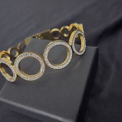 18k Gold Plated Stainless Steel Bracelet 
