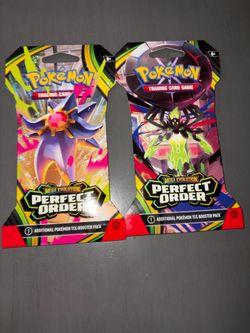 Pokémon Mega Evolution Perfect Order Blister TCG Booster Packs Sealed New