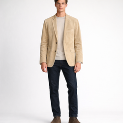 Banana Republic Classic Corduroy Blazer w/ Elbow Patches Light Brown Size 40R