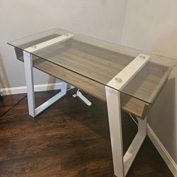 Glass Top Desk $125