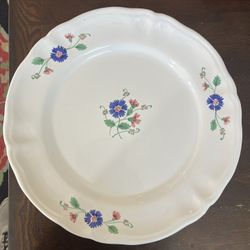 2 11” Laura Ashley Cornflower Dinner Plates