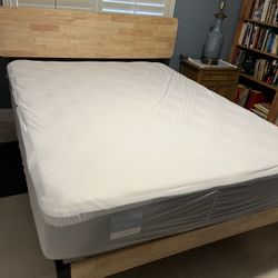 QUEEN  BED AND MATRESS