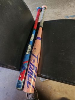 3 Tee Ball baseball bats