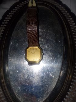 CC Concorde 18K Gold Quartz Watch Snake Band