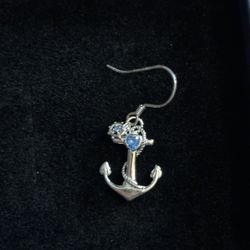 Cuoka Jewelry Navy Wife Anchor Earrings