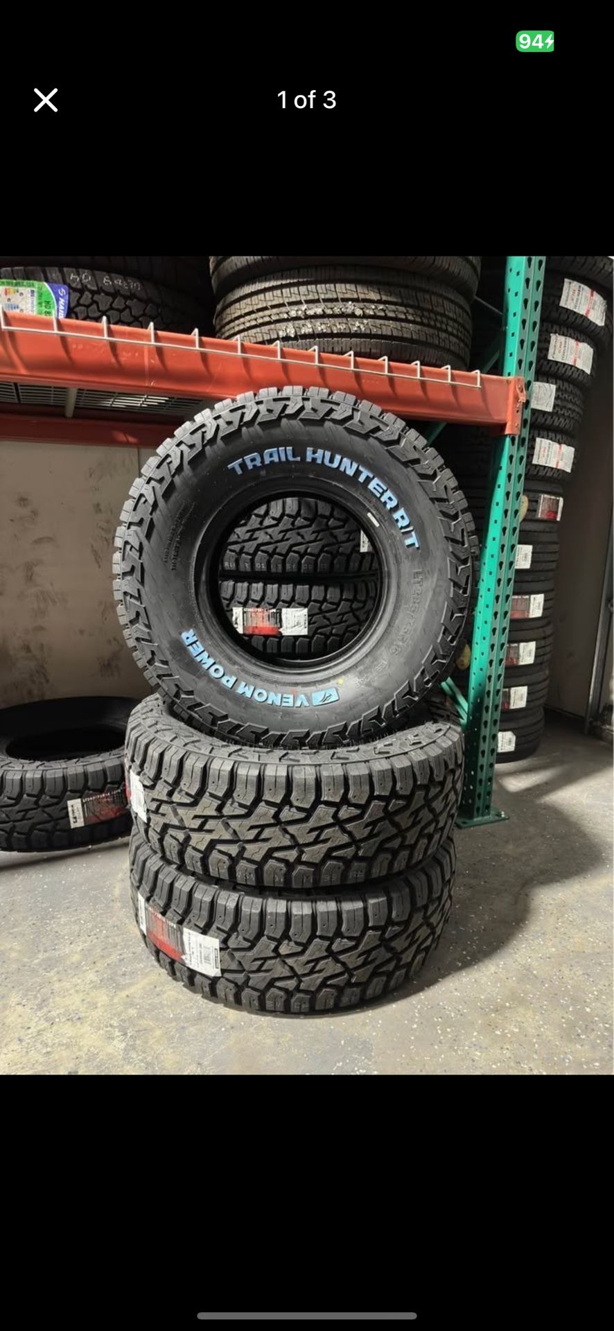 285/75/16LT Venom Trail Hunter R/T 10ply Tires
