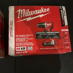 Compact Cordless Milwaukee Drill
