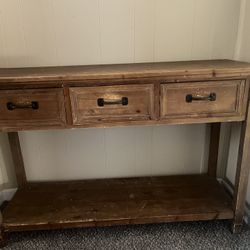 Rustic Console Table 