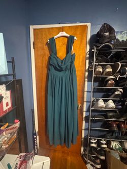 Azazie Dark Green formal Bridesmaids dress in a size A24
