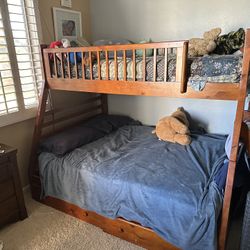 Wood Bunk Bed 