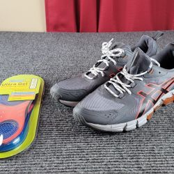 GEL-QUANTUM 180 Runbing Shoes Mens Size 12.5 With New Insoles 