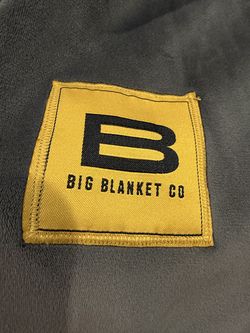 Big Blanket Co Original Stretch 10x10 Light Grey Blanket - Like New