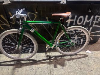 Sole Green Fixed Gear Single Speed Bike