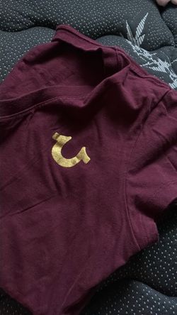 True Religion Burgundy T-Shirt