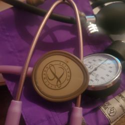 Stethoscope And Blood Pressure Cuff