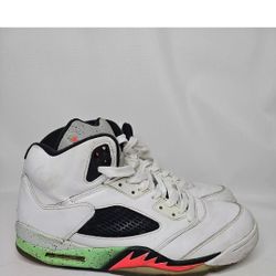 Air Jordan Retro 5 Pro Star Men's White Sz 10.5 