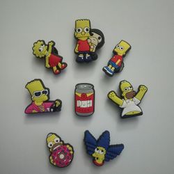 THE SIMPSONS CROC CHARMS 