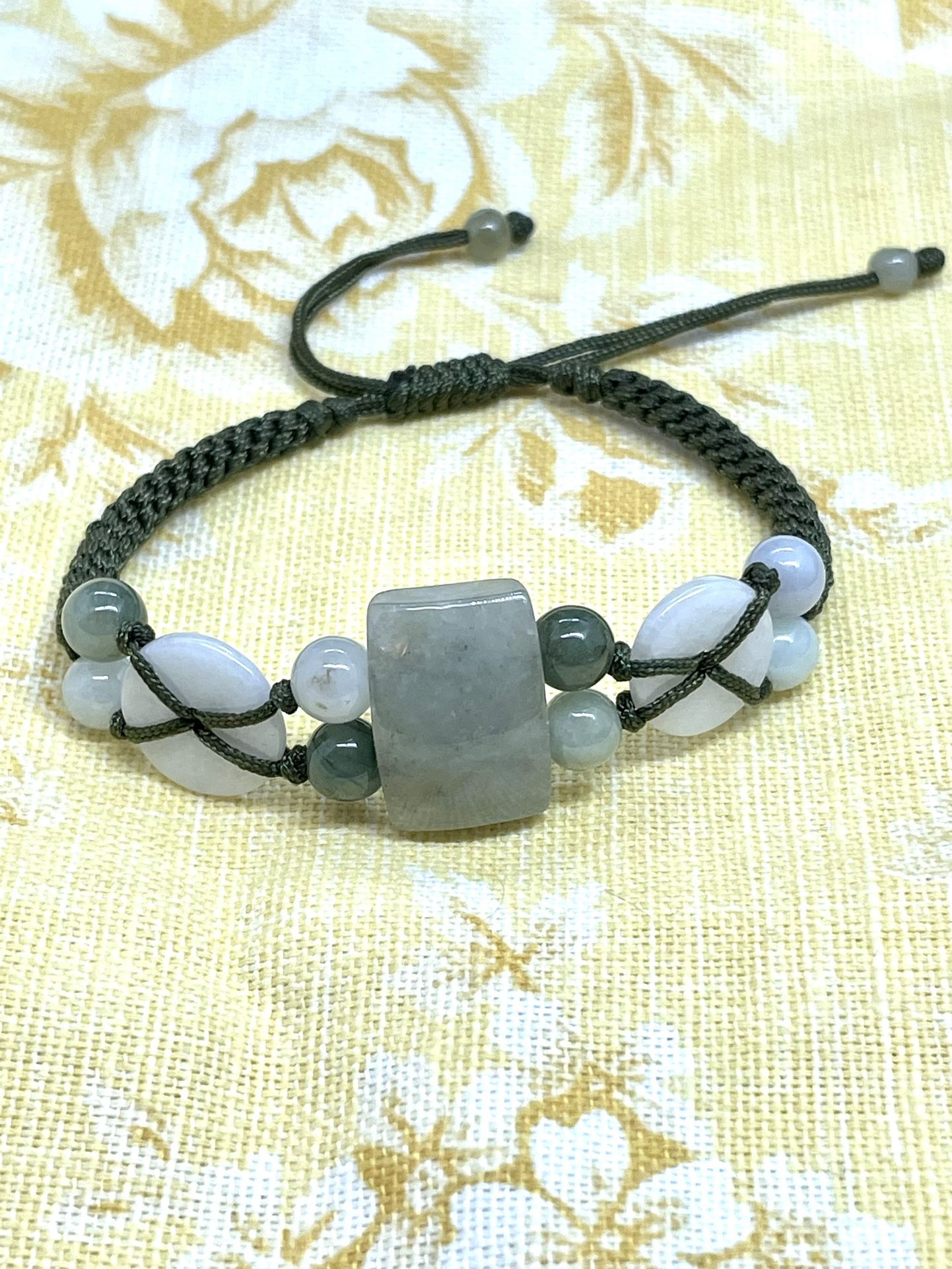 Asian Jadeite Adjustable Bracelet
