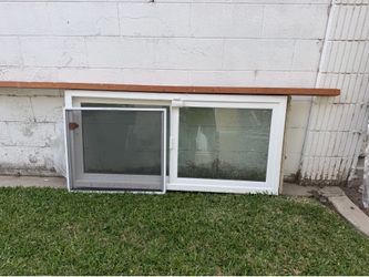 Milgard Vinyl Window with pass-through