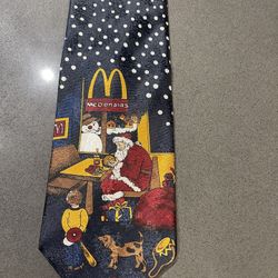 New Vintage McDonald’s Christmas Tie