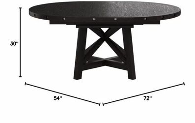 Pinewood table/dinning table extends to fit 6