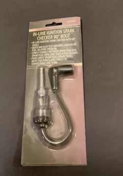 04445 In-line Ignition Spark 90° Checker Boot
