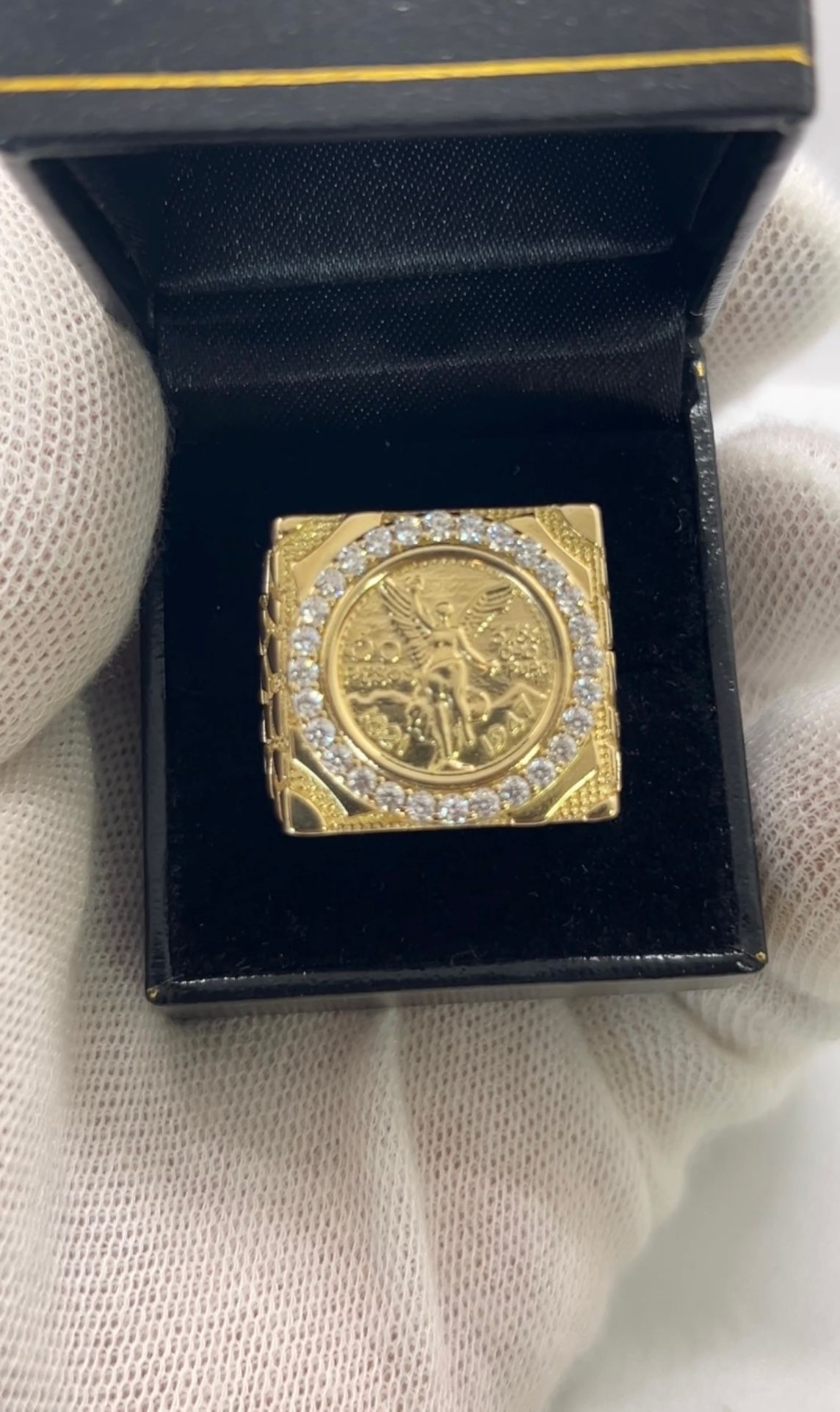 14k Gold Centenario Ring