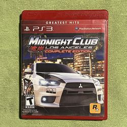 Midnight Club Los Angeles Complete Edition Greatest Hits (PS3)
