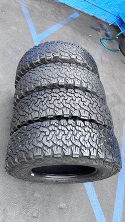 4 tire 245 75 17 Bfgoodrich All Terrain T/A KO2
