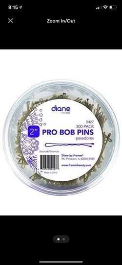 Diane 2-inches bobby pins bronze