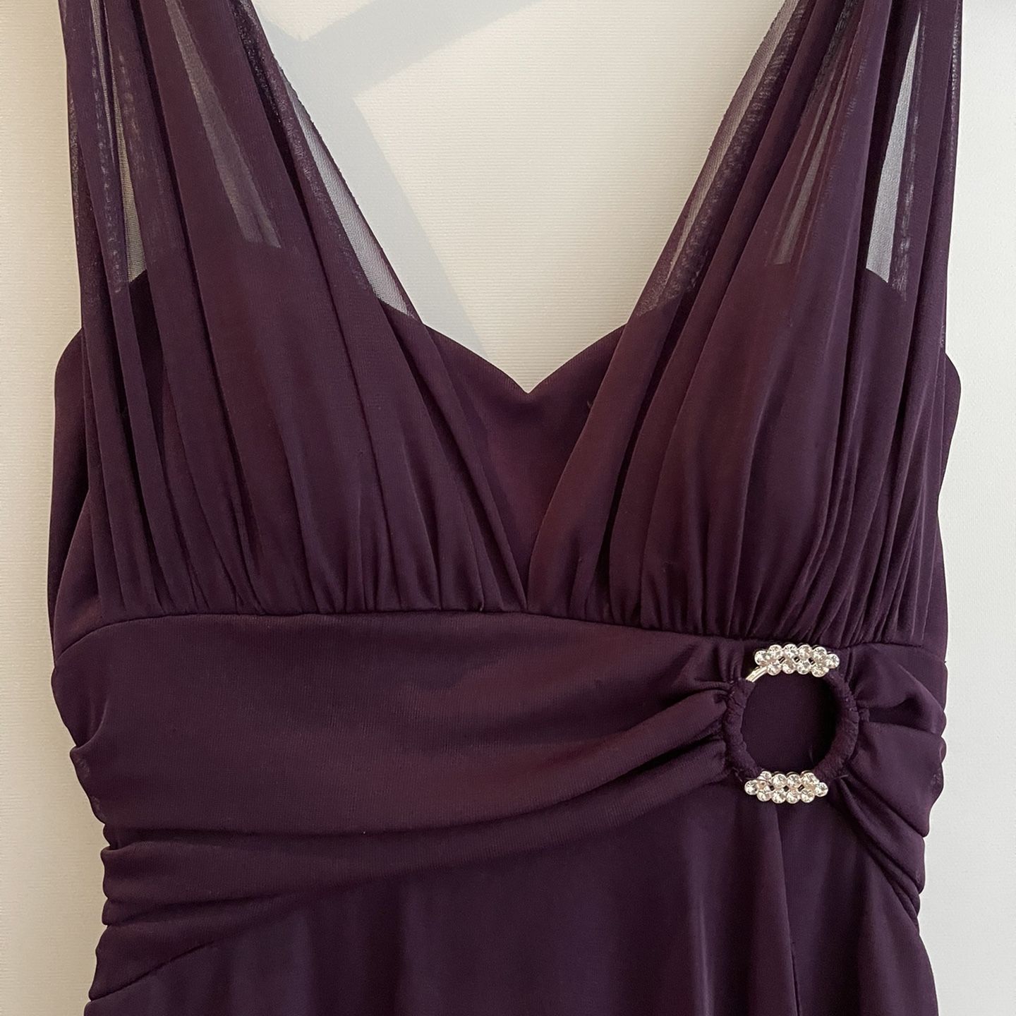 Purple Long Dress Size 10 Like New 