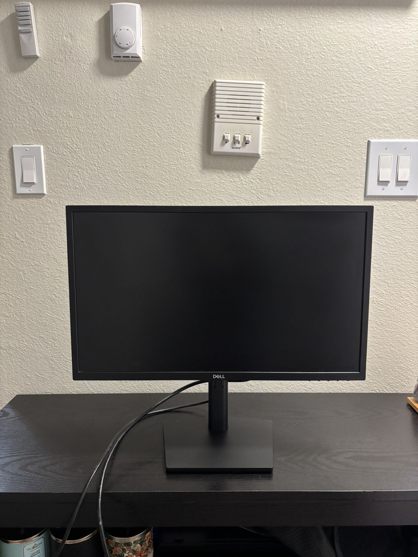 Dell Black 24” Monitor With HDMI Cable