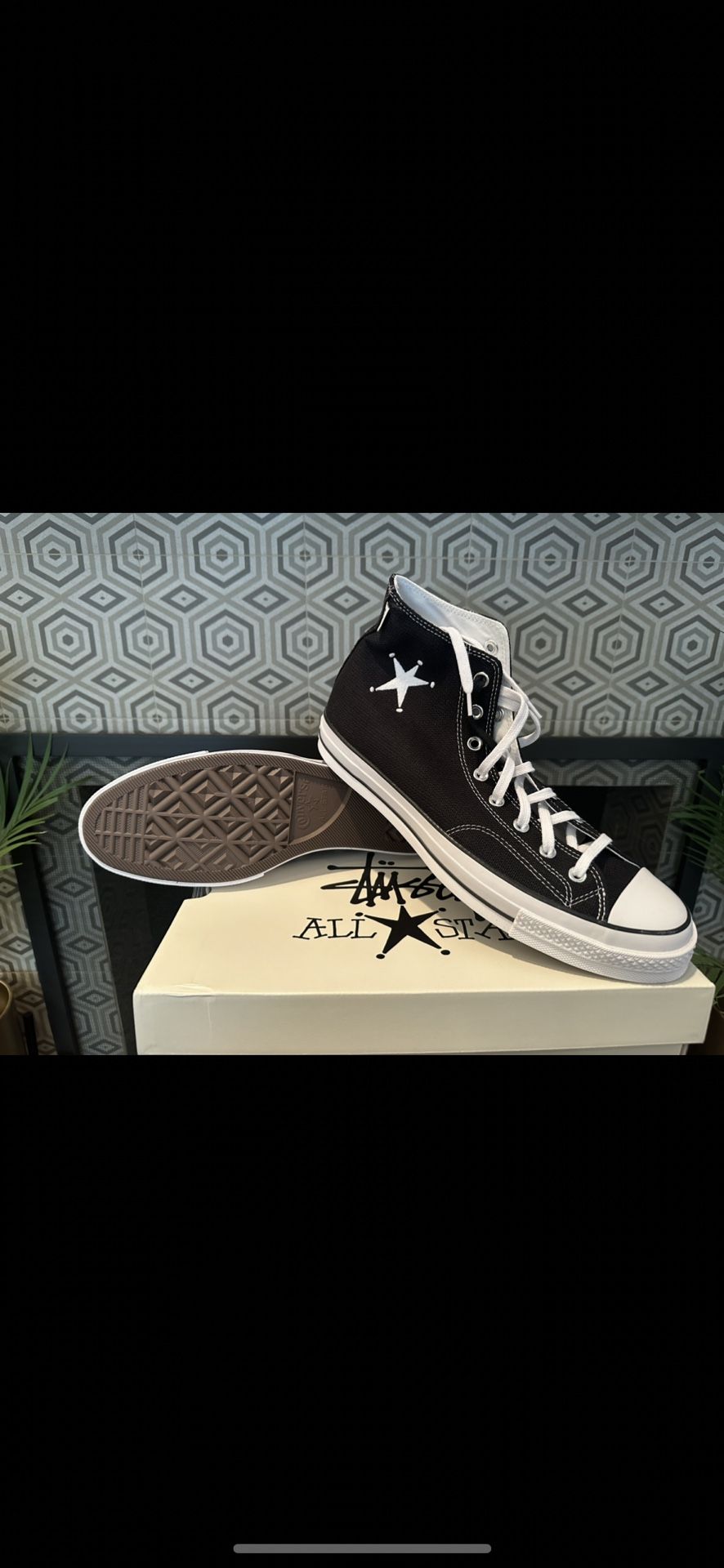 Converse Chuck Taylor All Star 70 Hi “Stussy Black”